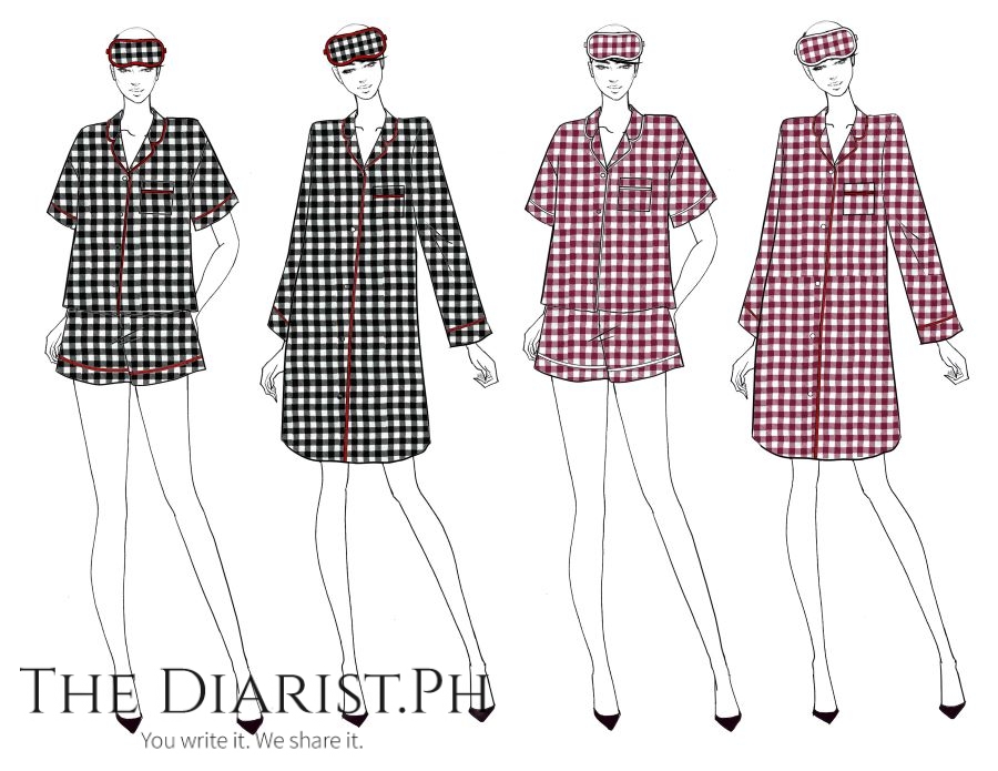 Checkered Collection SM Sleepwear of pajamas, shorts, kaftans is the bestselling line.