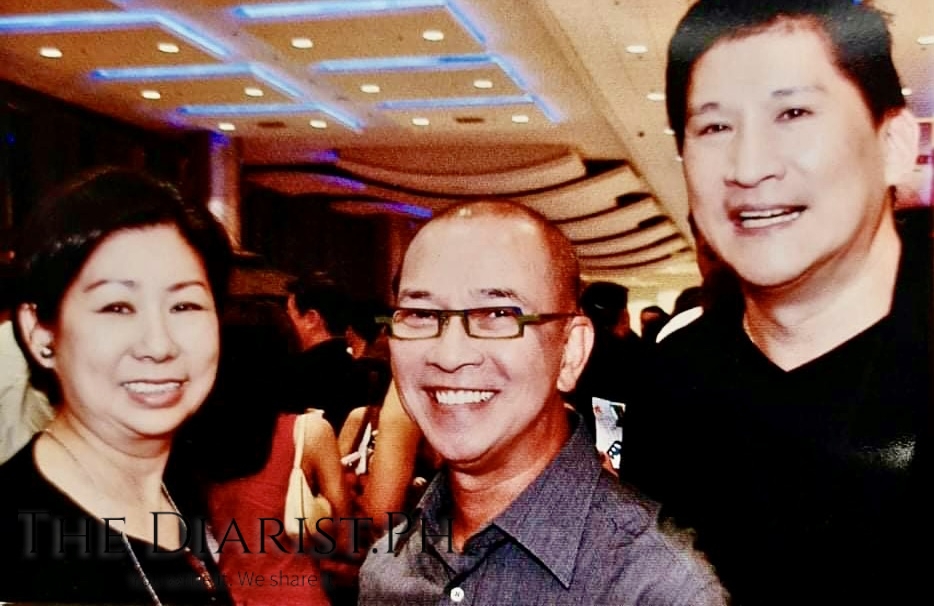 Nocom (far right) with the late Cesar Gaupo, who was one of the country's foremost designers, and Tessie Sy-Coson who served as mentor to both Nocom (far right) with the late Cesar Gaupo, who was one of the country's foremost designers, and Tessie Sy-Coson who served as mentor to both