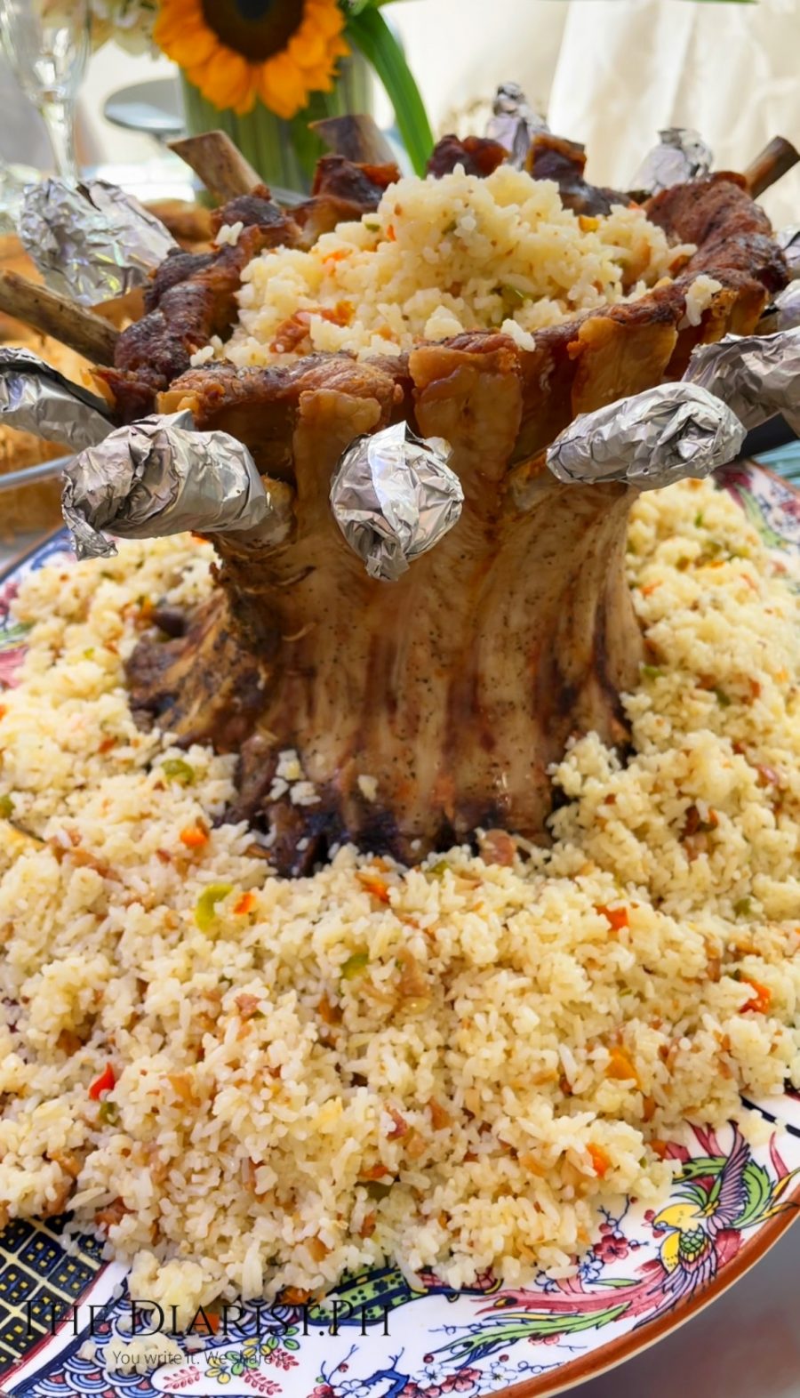 image2 Crown roast with fried rice