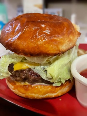 The Oarhouse burger + The Diarist’s brioche bun—a very limited edition