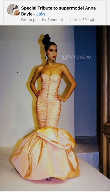 Harper’s honors Anna Bayle <br> among 20 top supermodels of the ‘80s