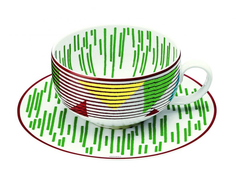 Hippomobile Tea Cup and Saucer Hermes © Studio des Fleurs