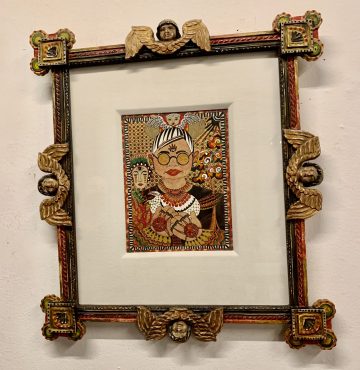 At last, Patis Tesoro exhibits her art and fabrics
