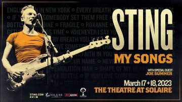 Tickets to Sting's March concert go on sale December 9