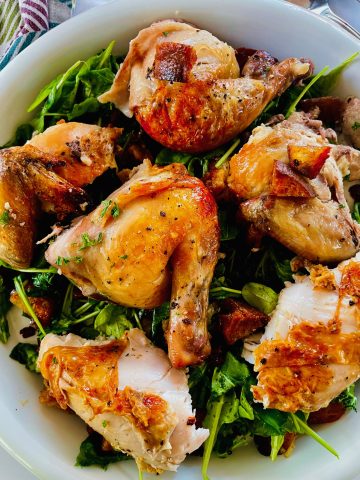 Lose the backbone! Try Roast Chicken with Bread Salad