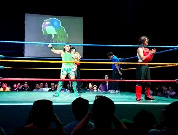 Different kind of entertainment: How about improv comedy and Pinoy wrestling?