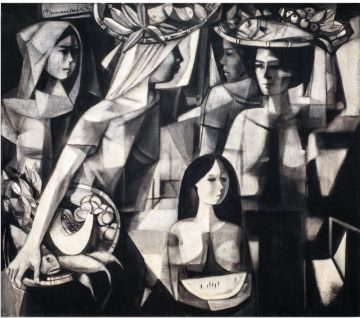 Manansala's monochromatic masterpiece banners Leon Gallery’s auction