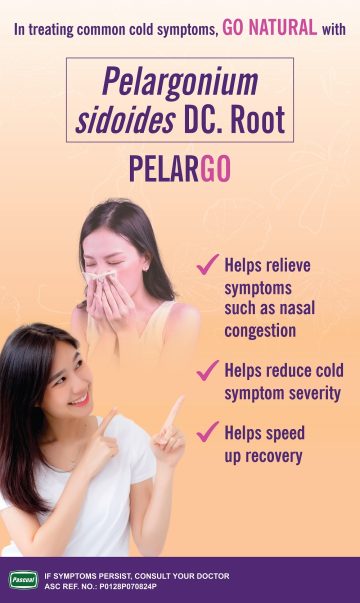 Latest cold treatment uses natural herb Pelargo