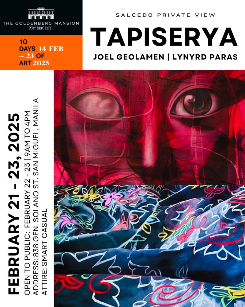 Salcedo presents Tapiserya: Joel Geolamen and Lynyrd Paras - The Diarist.ph