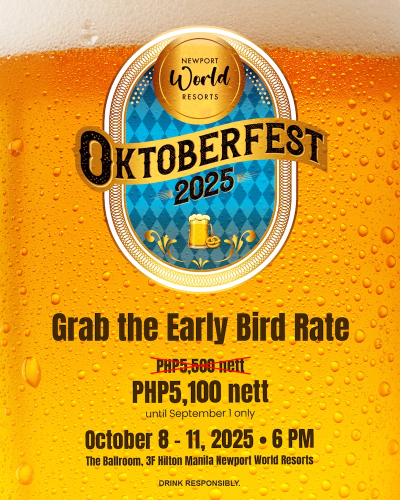 Newport World Resorts presents Oktoberfest Early Bird promo - The ...