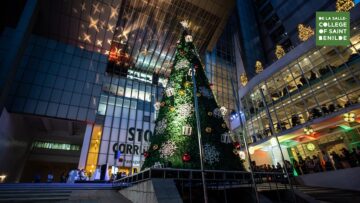 Benilde lights up sustainable Christmas tree