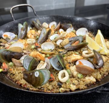 How-to: Seafood 'paella' for Dad from a Noche Buena past