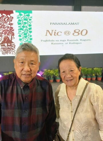 Nic Tiongson’s true love: ‘Ang bayan, siyempre’