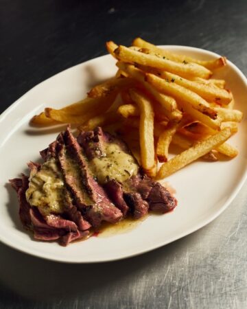 Steak frites, chicken Kiev, pork ears: It’s about ‘eating with emotion’