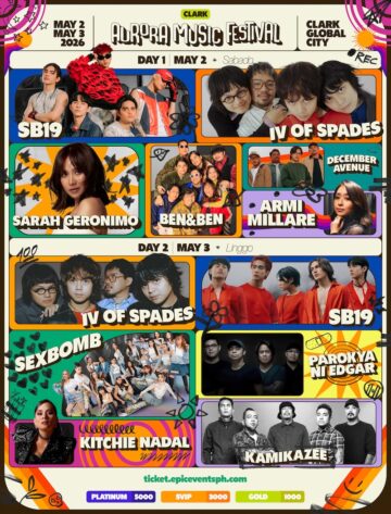 SB19, IV of Spades and more: Aurora Music Festival 2026 set for May 2-3 