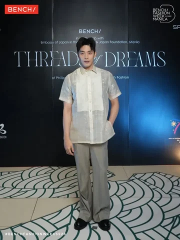 Sung Hoon back in Manila for BENCH Fashion Week