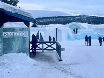 Channeling my inner Elsa in the Swedish Lapland