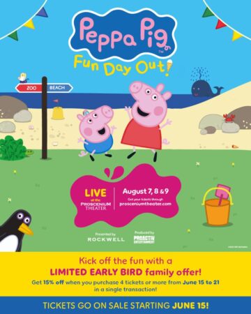PEPPA PIG Fun Day Out! comes to Proscenium this August