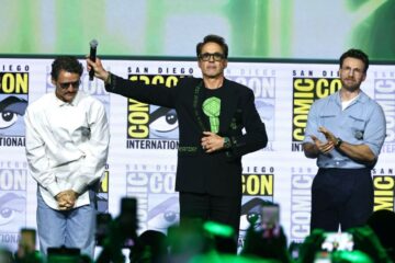 Robert Downey Jr. wears Gerald Charles watch at Comic-Con International
