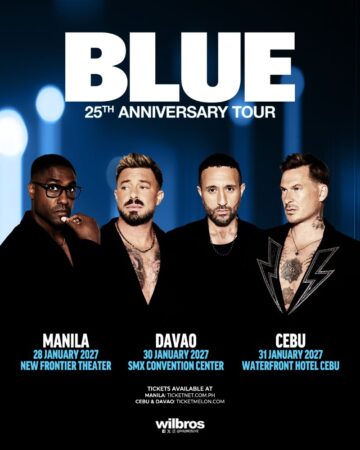 Blue marks 25 years with Philippine tour in January 2027